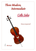 Three Modern, Intermediate Cello Solos cover